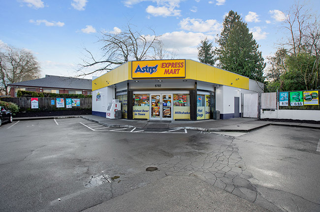 Modern Astro gas station and delli Modern Astro gas station and delli